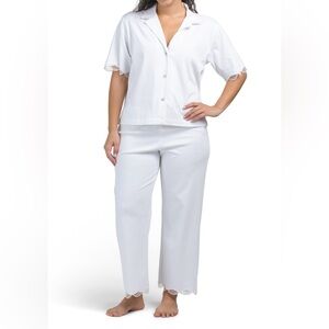 Natori White 100% cotton Women's sleep set